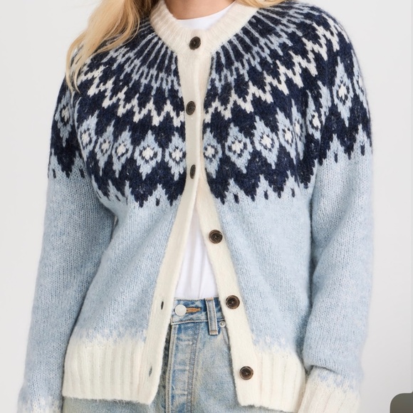 Alex Mill Sweaters - Alex Mill fair isle cardigan